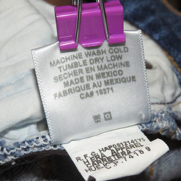 Re/Done Originals Ultra High Rise Button Fly Ankle Crop Jeans - Picture 13 of 13